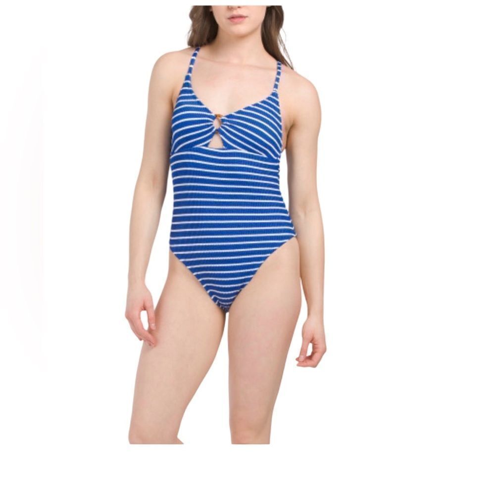 Lucky Brand - Nautical Striped Swimwear